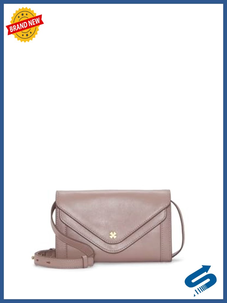 Lucky Brand Sling Crossbody Bag Leather Flap Closure